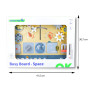 TOOKY TOY puidust Montessori haridustahvel Astronaut Spaceship