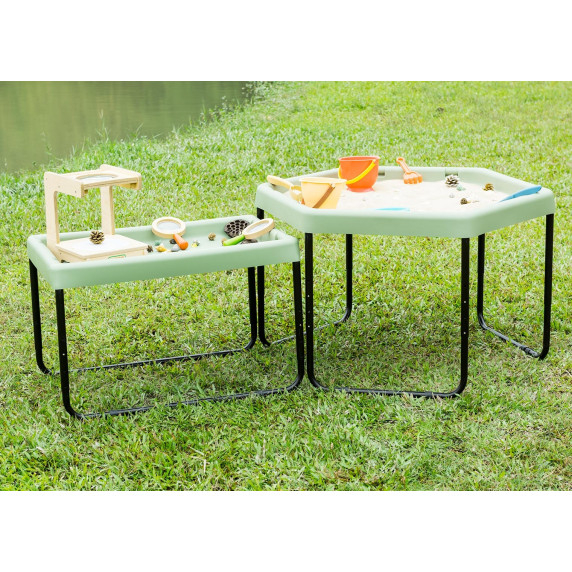 MASTERKIDZ Hexagonal Sand and Water Play Table Adjustable
