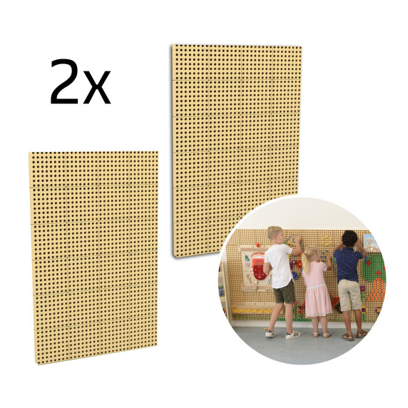 MASTERKIDZ STEM Mounting Panels 2x 120x80 cm + Accessories XXL Set