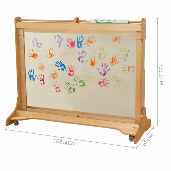 MASTERKIDZ Huge Wooden Window Painting Easel
