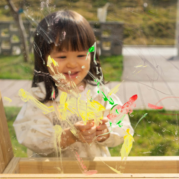 CLASSIC WORLD EDU Wooden Educational Easel