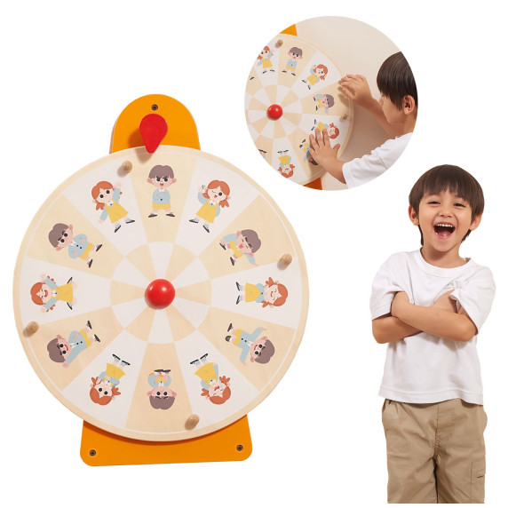 VIGA Wall Board Circle Show Emotions FSC Montessori Certificate