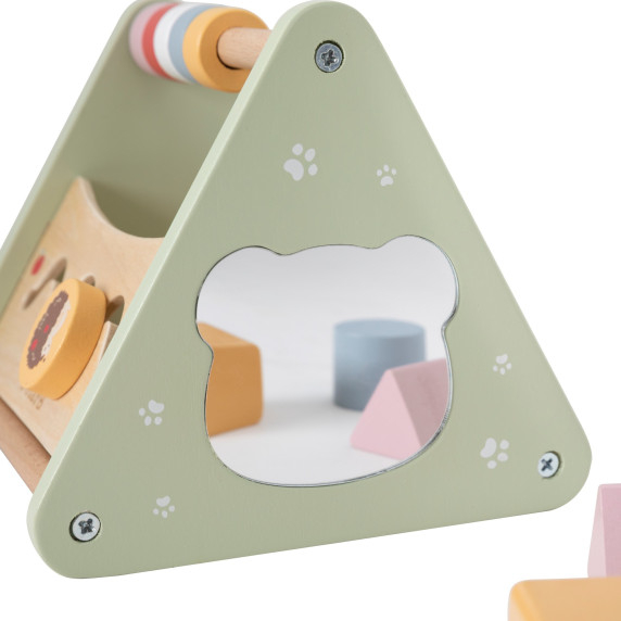 VIGA Activity Triangle – 5-in-1 Wooden Educational Toy