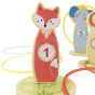TOOKY TOY Throw at the Target Wooden Skill Game Hoops 15 pcs.