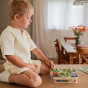 TOOKY TOY 2-in-1 Wooden Arcade Game Pull the Bugs for Kids