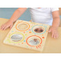 MASTERKIDZ Montessori Sensory Mirror Board and Curved Lenses