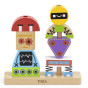 VIGA Robots Pyramid Puzzle + Patterns 8 pcs.