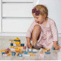 VIGA PolarB Set of wooden blocks in a bucket - 60 pieces