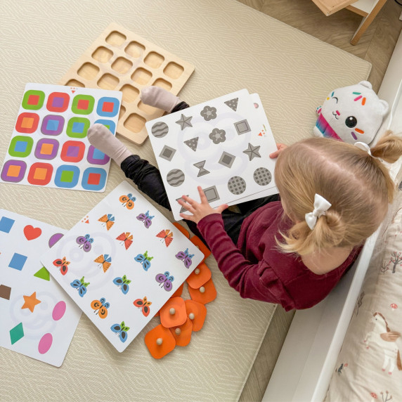 Viga Memory Guess the Pictures Memory Game 10 Montessori Cards