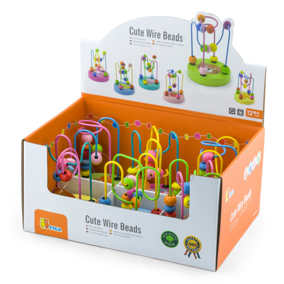 VIGA Wooden Handy Labyrinth Intertwining Motor Loop 1 pc.