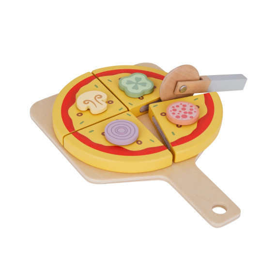 TOOKY TOY Pizzeria Wooden Pizza Oven Accessories