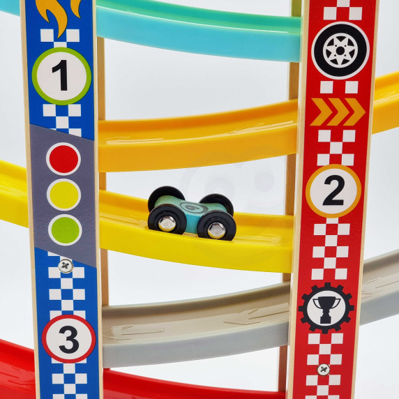 TOOKY TOY Colorful Slide Track For Cars