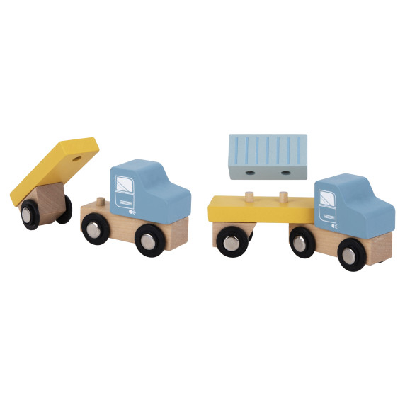TOOKY TOY Wooden Harbor Crane Set
