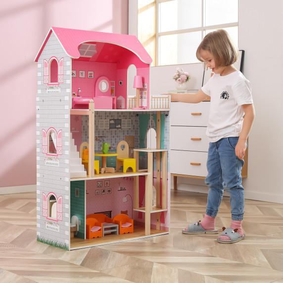 VIGA Large Wooden Dollhouse