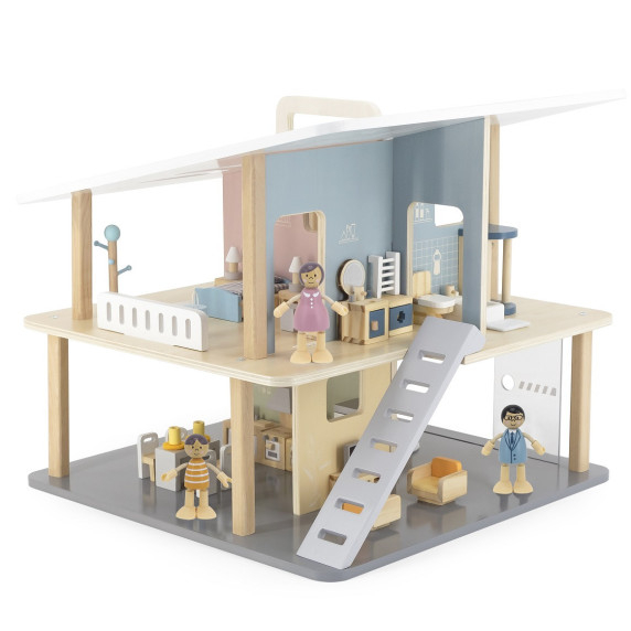 VIGA PolarB Wooden Dolls Family Doll Set Figures