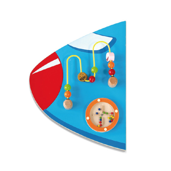 VIGA Wooden Manipulative Sensory Board Airplane FSC Montessori Certificate