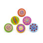 VIGA Colorful Wooden Spinning Top 1pc