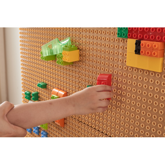 MASTERKIDZ Wooden Educational Table + STEM WALL ACCESSORIES + 359 pcs.