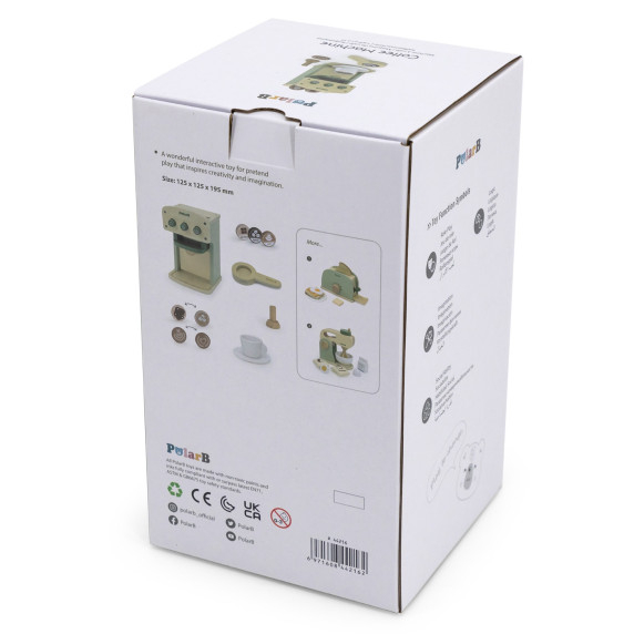 VIGA PolarB Wooden Coffee Maker Green + Accessories