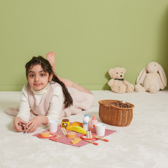 VIGA Wooden Picnic Set 30 pcs.