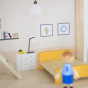 VIGA Wooden Dollhouse Set with Dolls and Accessories