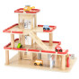 VIGA Wooden Parking for Cars with Elevator for 4 Cars and Helicopter