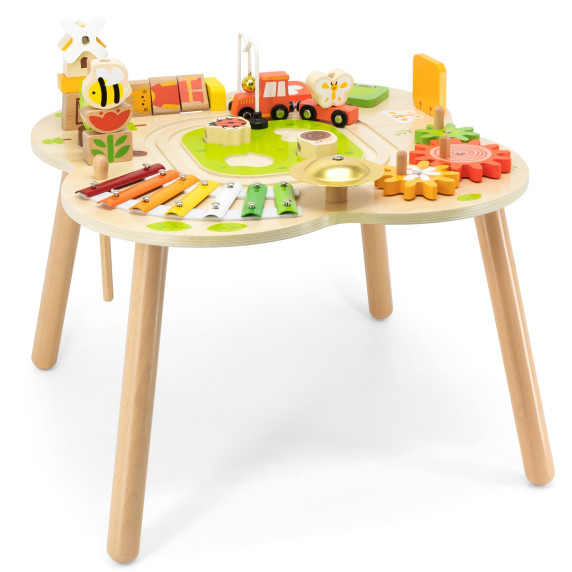 VIGA PolarB Educational Table Activities Pyramid Cymbals Sensory Montessori