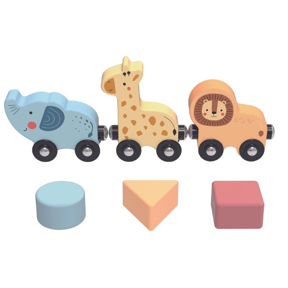 TOOKY TOY Wooden Montessori Activity Table Motor Loop