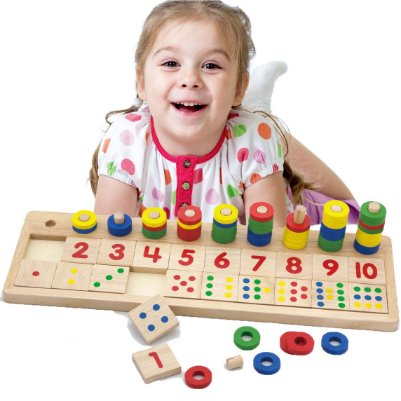 VIGA Wooden Abacus of Thales Creative Montessori Counting Machine