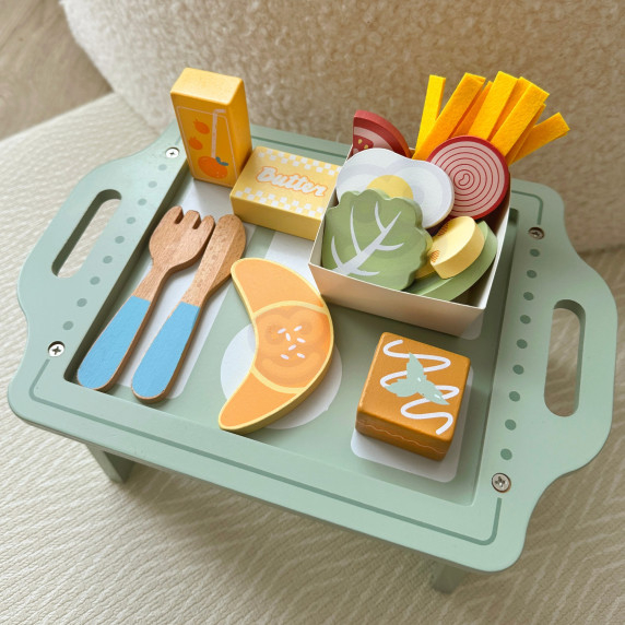 TOOKY TOY Breakfast Set with Tray and Accessories
