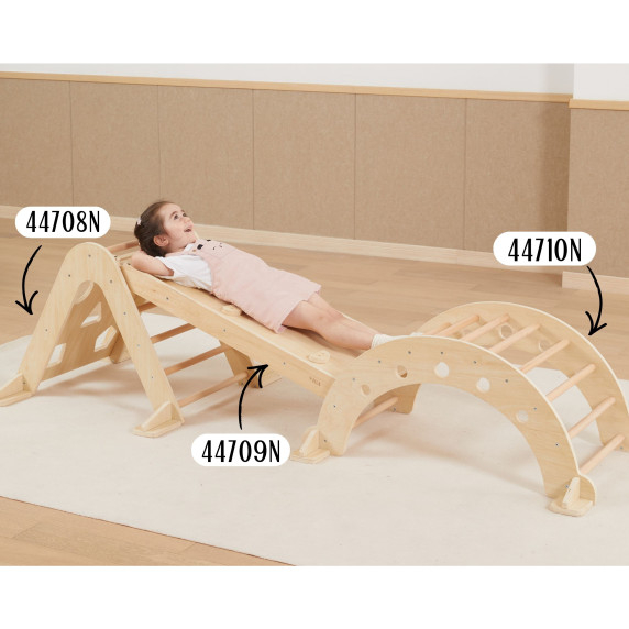 VIGA Wooden Ladder Pikler Climbing Triangle Montessori
