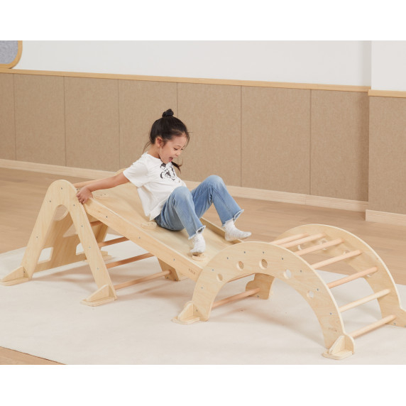 VIGA Wooden Montessori Natural Rocker