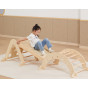 VIGA Wooden Montessori Natural Rocker