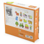 VIGA Wooden Intertwining Blocks Montessori Threading Farm