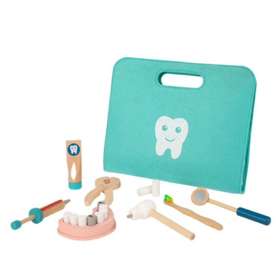 TOOKY TOY Little Dentist Set Doctor's Suitcase 19 pcs FSC