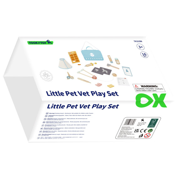 TOOKY TOY Veterinarian Set Bag 17 pcs.