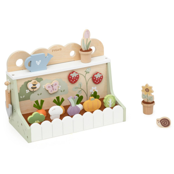 VIGA Wooden Garden for the Little Gardener 22 pcs.