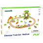 TOOKY TOY Wooden Magnetic Train Dinosaurs + Figures