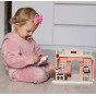 WOOPIE Dollhouse Rabbit Family Flower Shop + Figurine