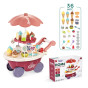 WOOPIE Food Truck Confectionery Trolley Ice Cream Sweets Stand Sound Light + 36 Accs