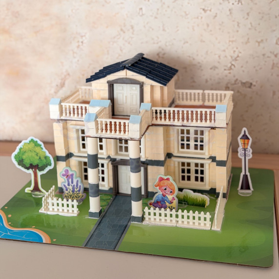WOOPIE DIY Construction Kit Building with Bricks Dream House Residence 603 pcs.