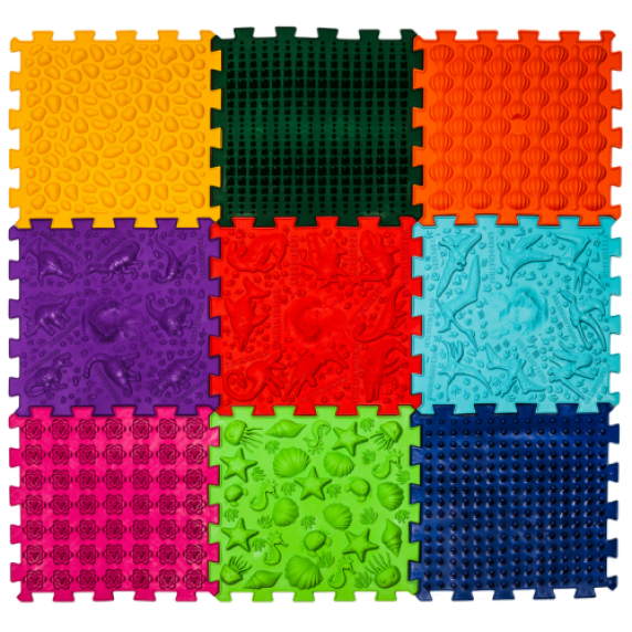 Ortek "Dinosaurused" ortopeedilised puslematid (9 + 6 tk)