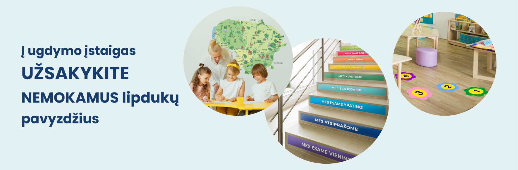 Nemokami lipdukų pavyzdžiai