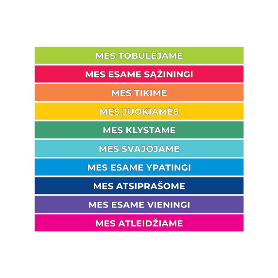 DEVELOPMENT STAIRS Motivational stair stickers