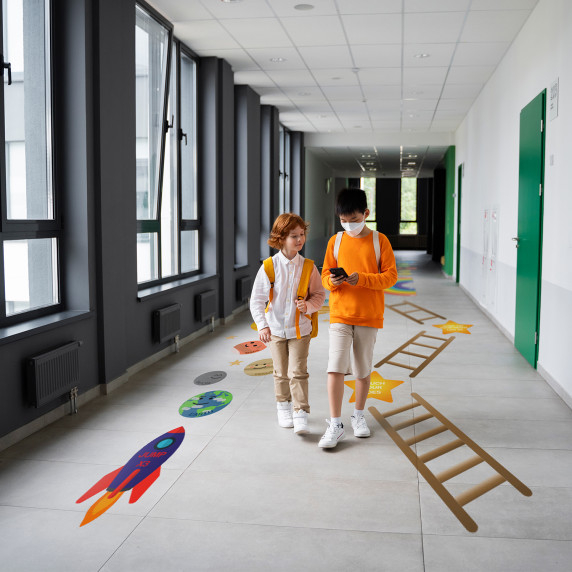 TRAVEL TO SPACE Interactive game stickers