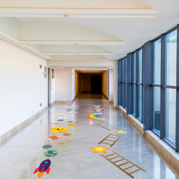 TRAVEL TO SPACE Interactive game stickers