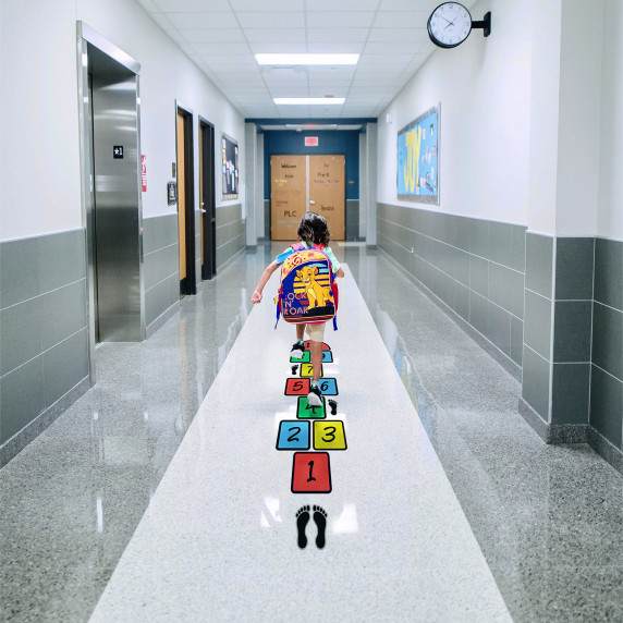 Classroom Floor Sticker for Games