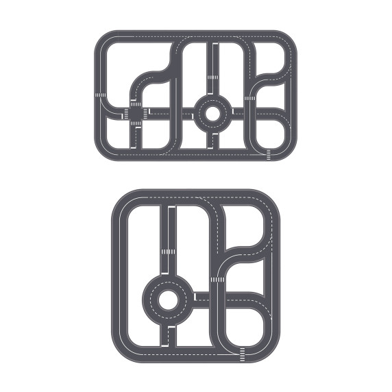 TOY CAR TRACK Sticker on the floor