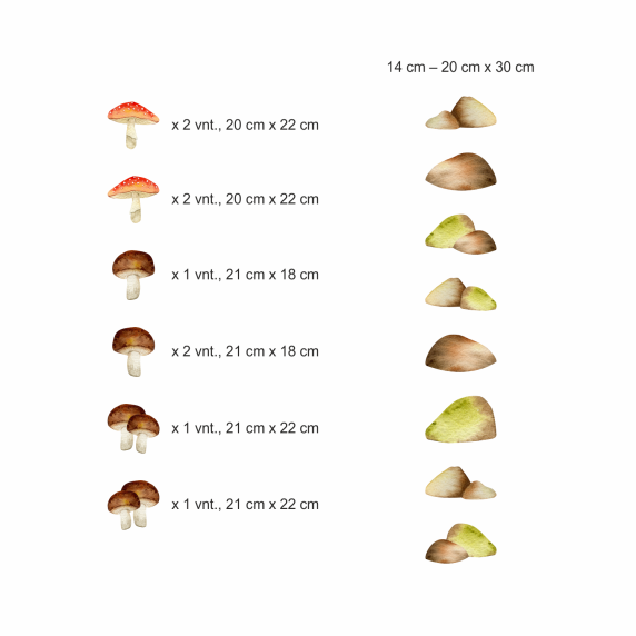 Floor game involving a forest path