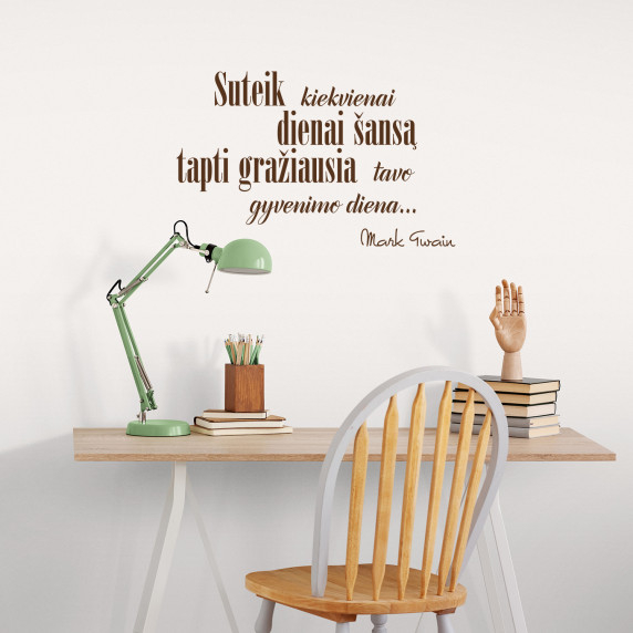 MOST BEAUTIFUL DAY Motivational sticker